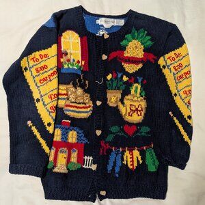 Vintage 1993 Eagles Eye Sweater size small - home maker theme